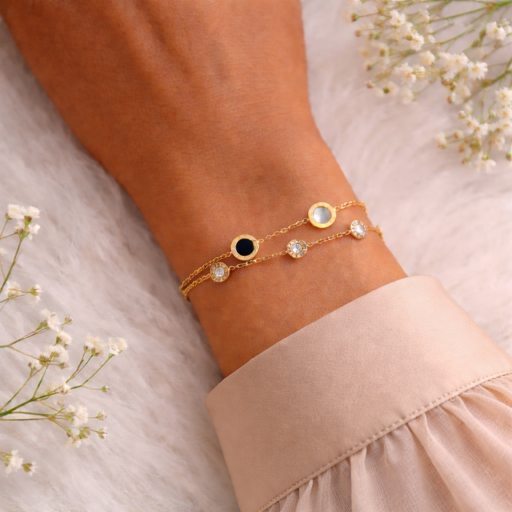 Royal roman crystal bracelet