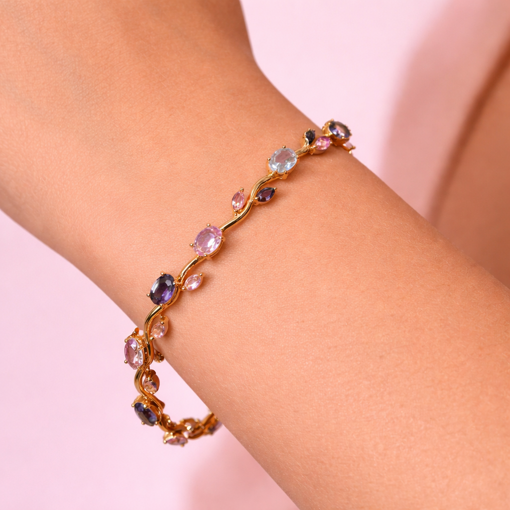 Pastel Tulip Garden Bracelet