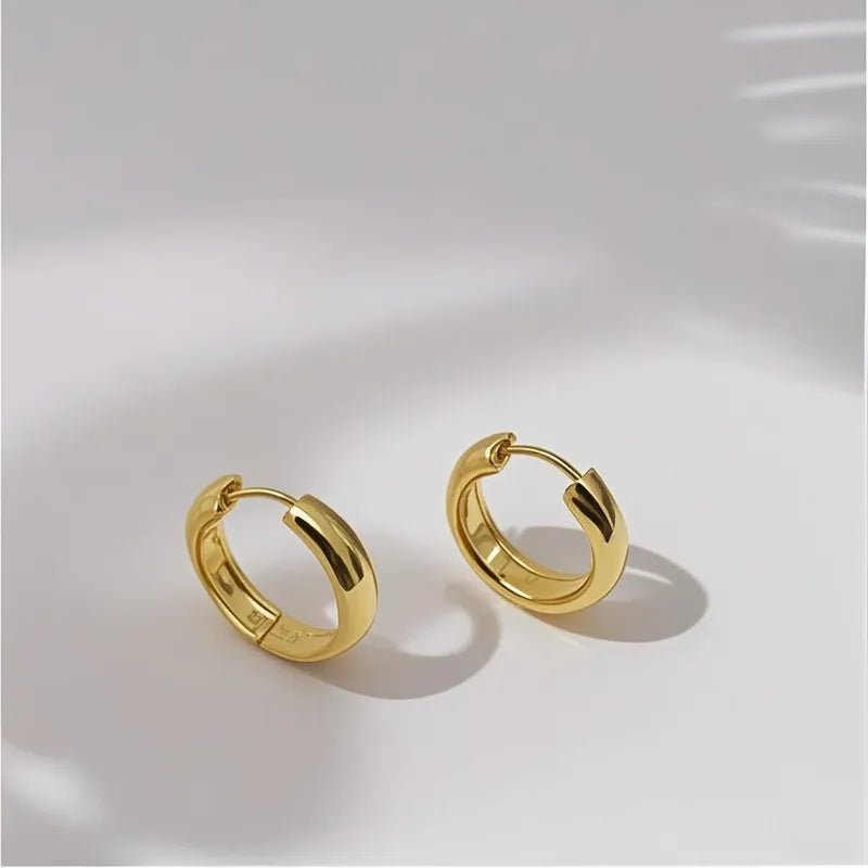 Mini Gold Hoop Earrings Zarinoor – 18K Gold Plated | 13mm