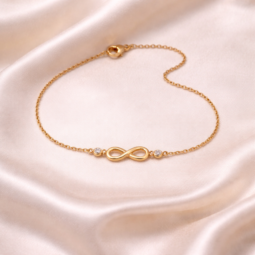 Forever link infinity bracelet