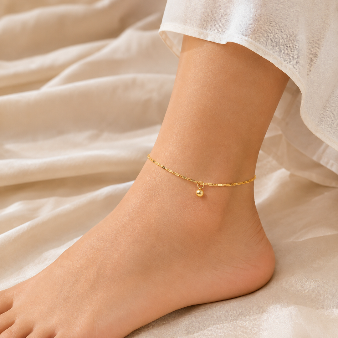 Zarinoor Celeste Gold Anklet