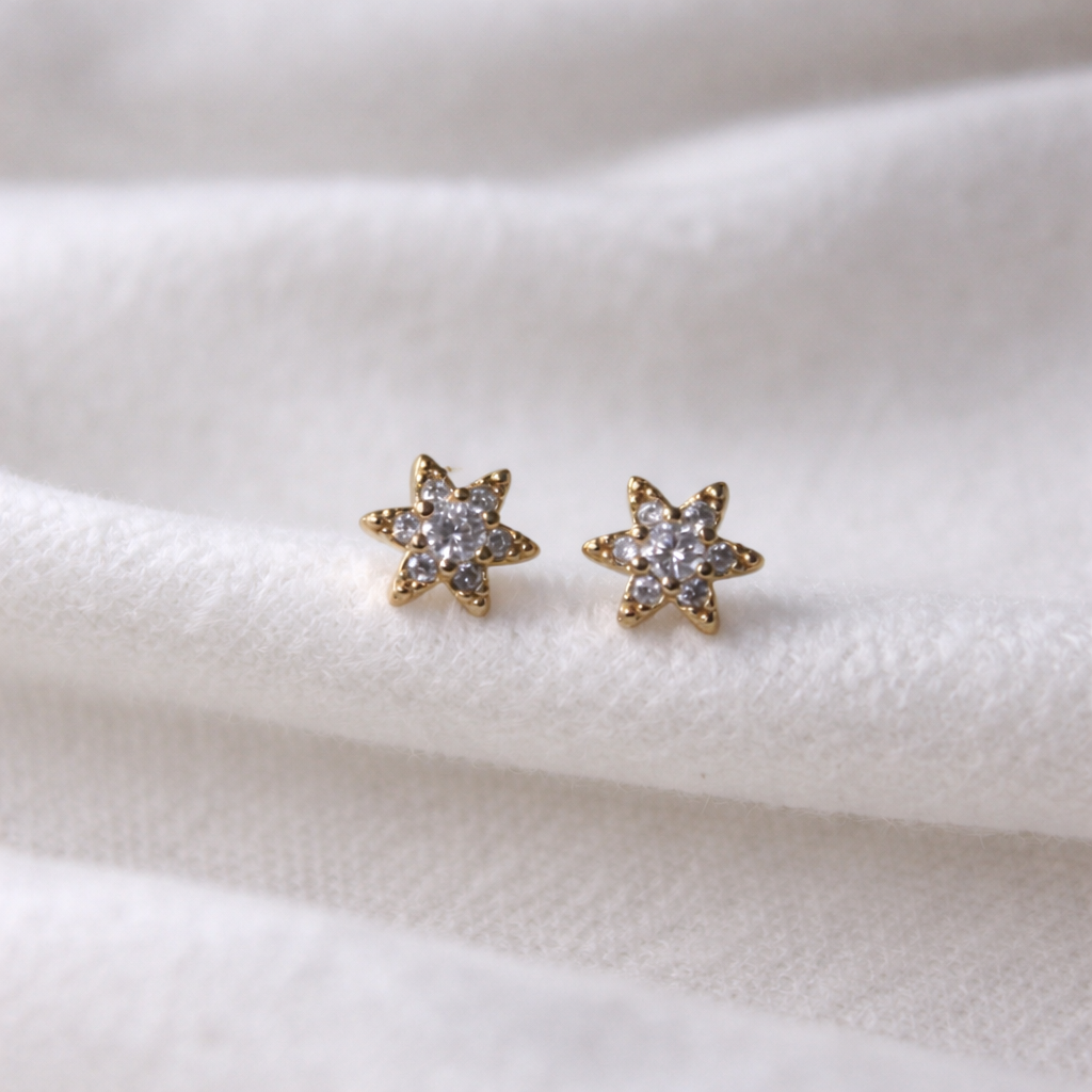Twinkle Star Crystal Studs