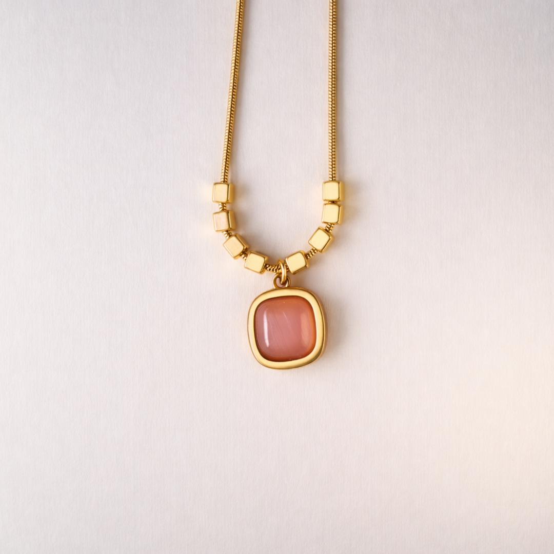 Opal Square Glow  Pearl White