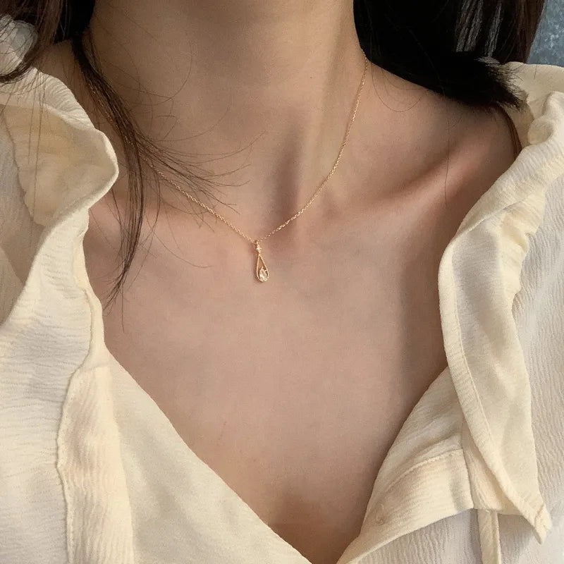 Celeste Teardrop Necklace