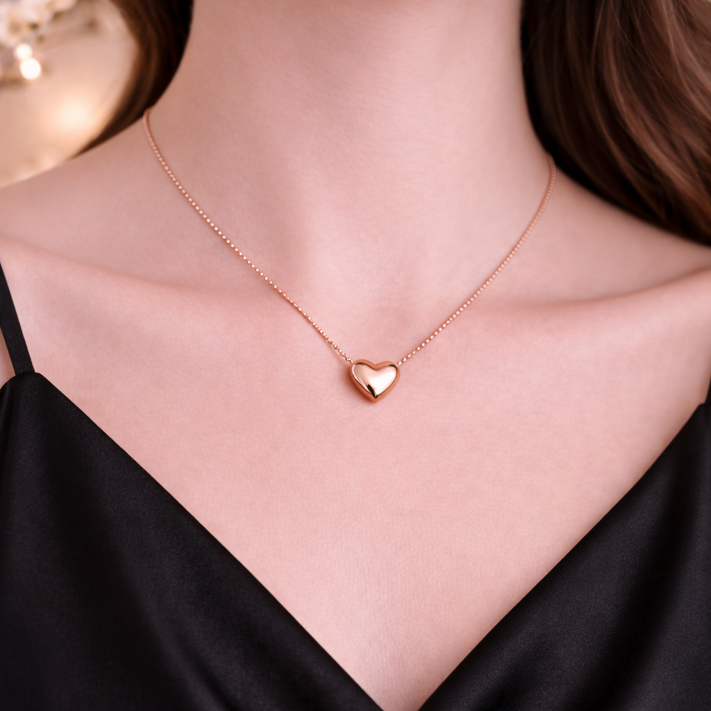 Classic Heart Pendant Chain