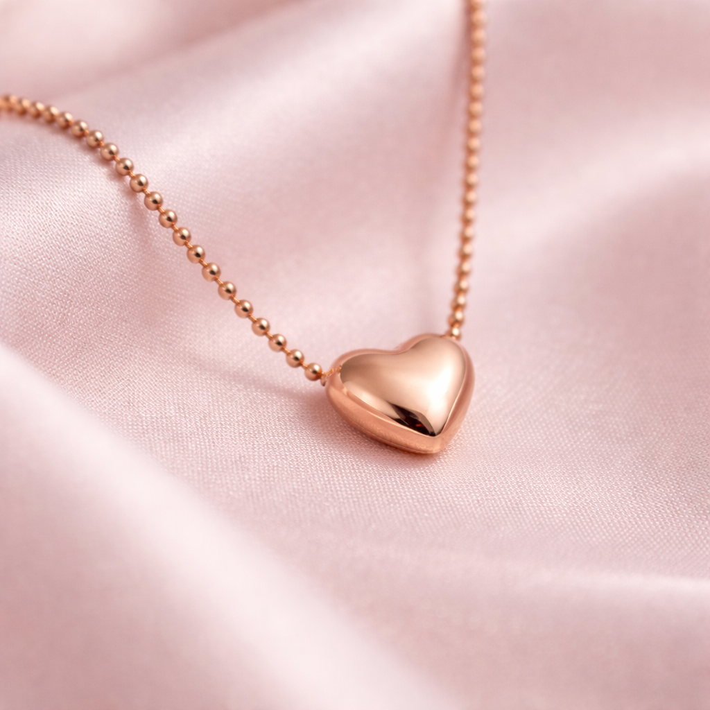 Classic Heart Pendant Chain