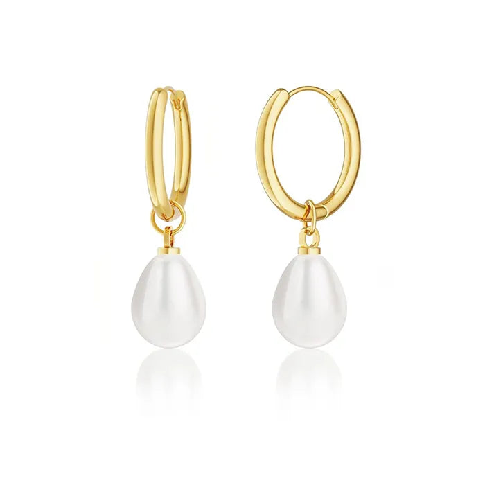 Elegant Pearl Drop Earrings