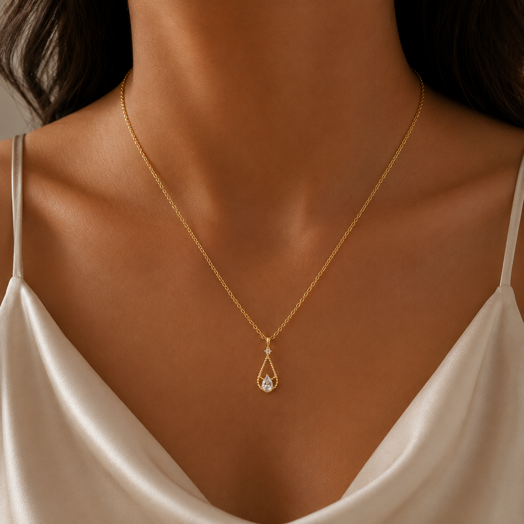 Celeste Teardrop Necklace