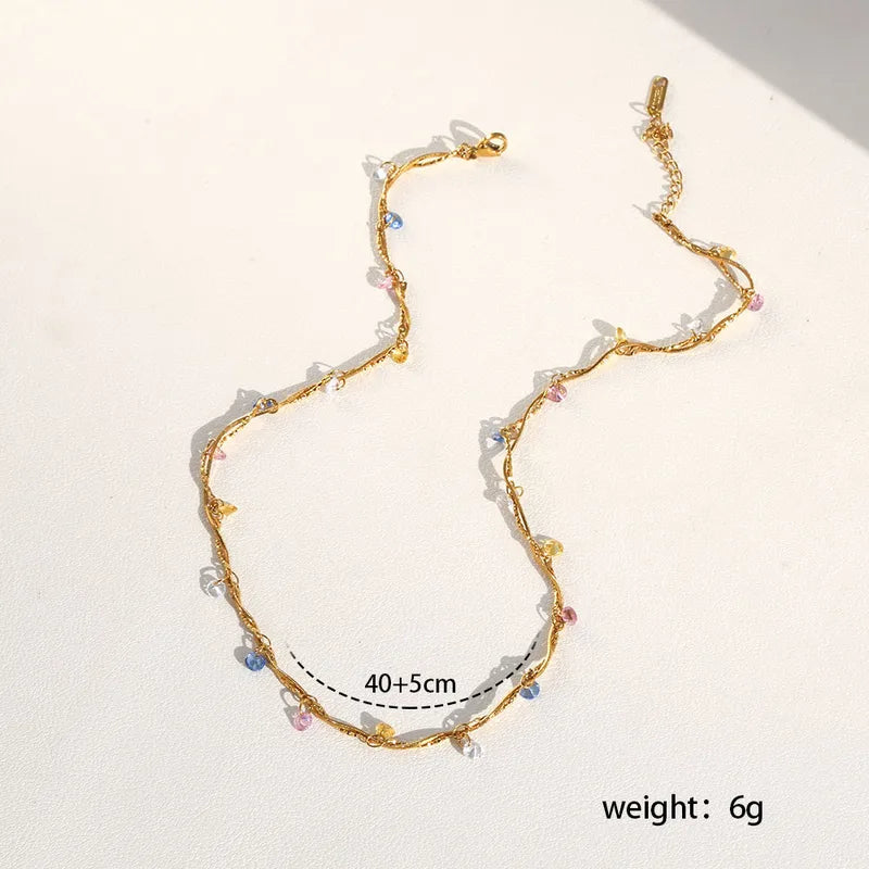 Zarinoor Pastel Charm Necklace