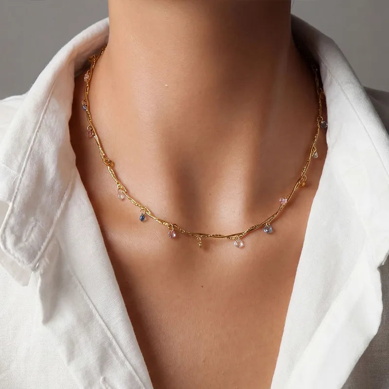 Zarinoor Pastel Charm Necklace