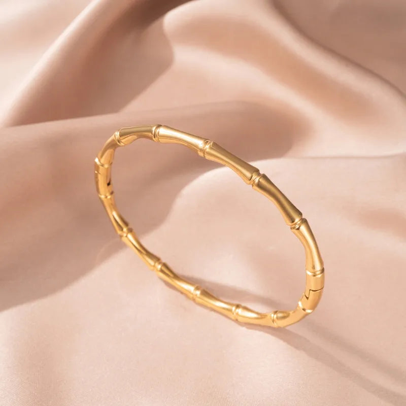 Aurora Bamboo Gold Bracelet