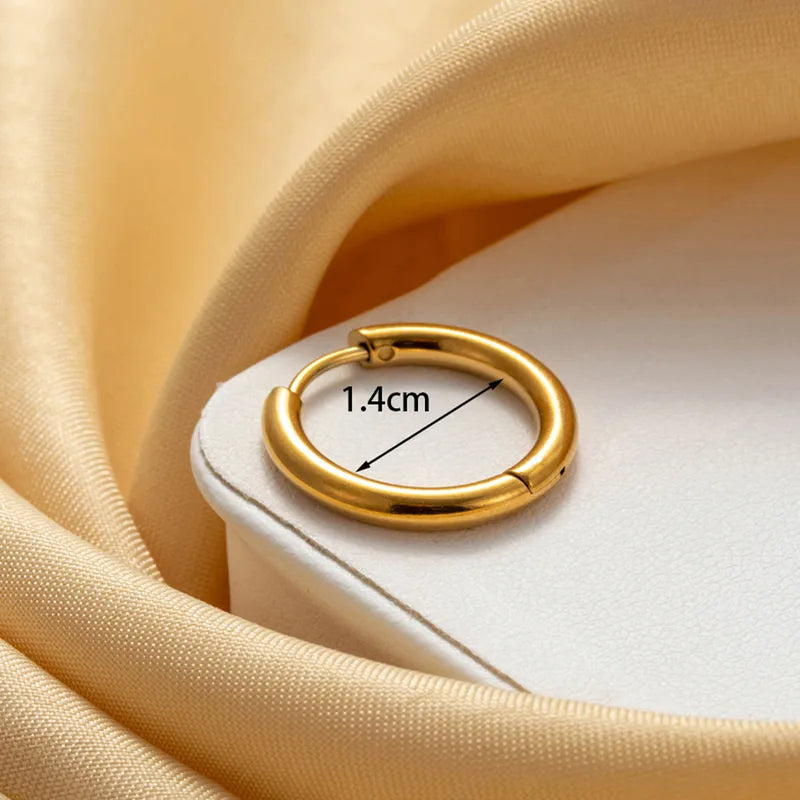 Zarinoor Classic Gold Hoop Earrings