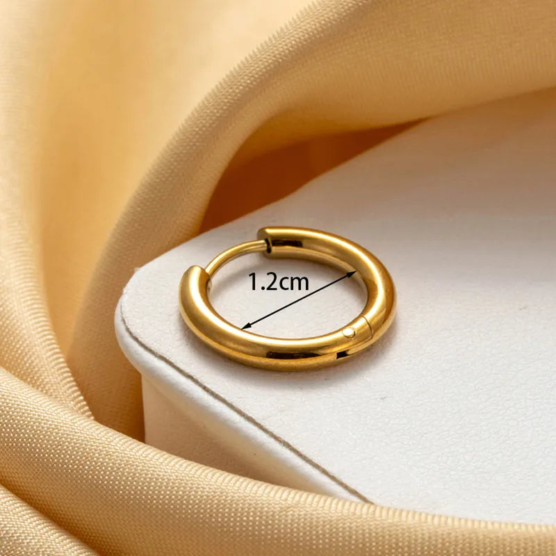 Zarinoor Classic Gold Hoop Earrings