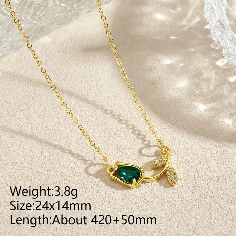 Tulip Grace Necklace | Zarinoor