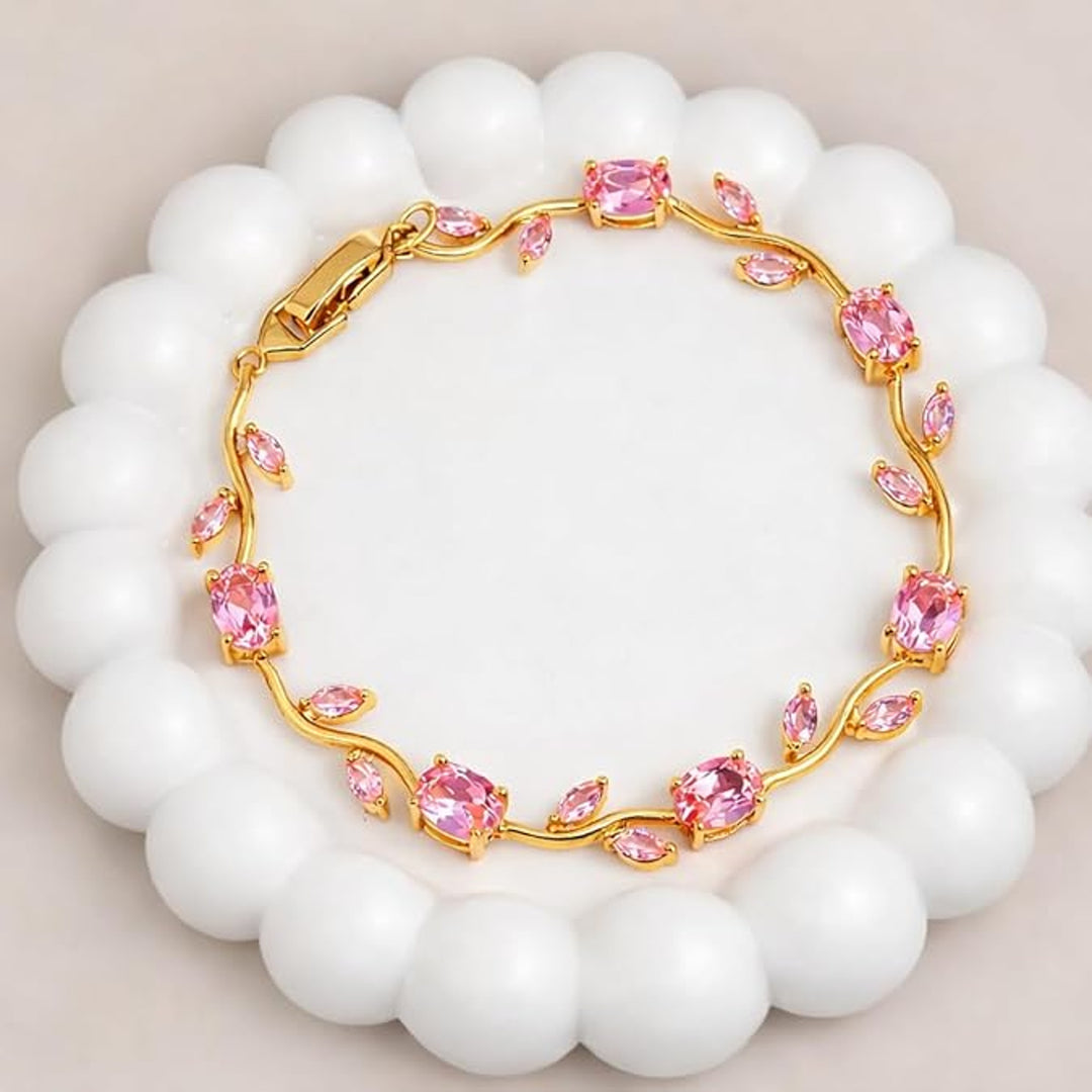 Blush Tulip Bloom Bracelet