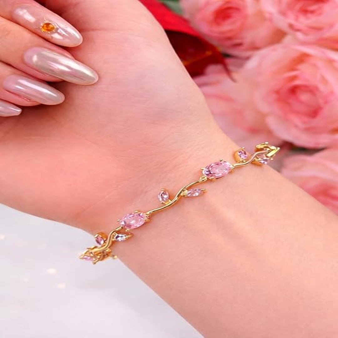 Blush Tulip Bloom Bracelet